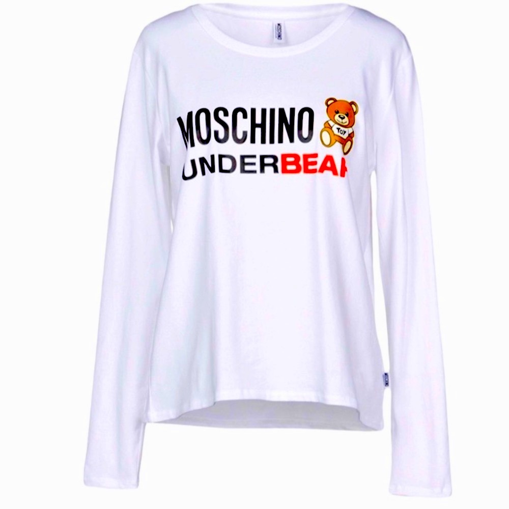 MOSCHINO. Logo Long sleeves T -shirt